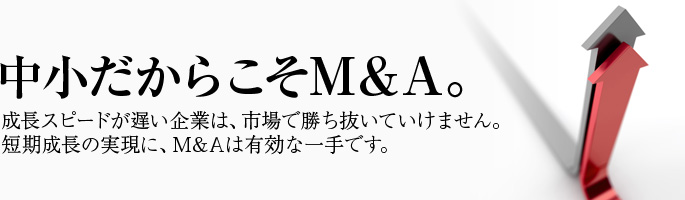 中小だからこそM&A。